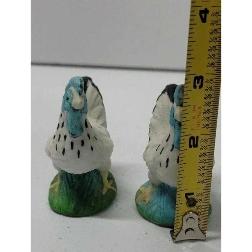 Vintage Porcelain Chicken Salt And Pepper Set Japan Very Old